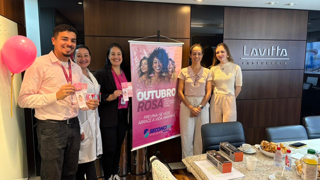 Outubro Rosa: Palestra na Lavitta Engenharia